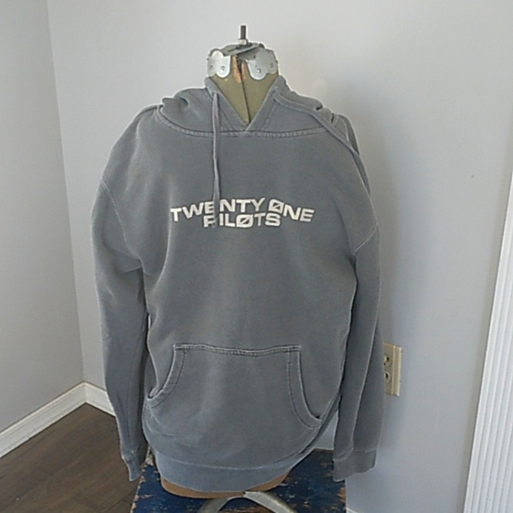 TWENTY ONE PILOTS GRAY CONCERT  COTTON BLEND 2019 BANDITS TOUR MENS L